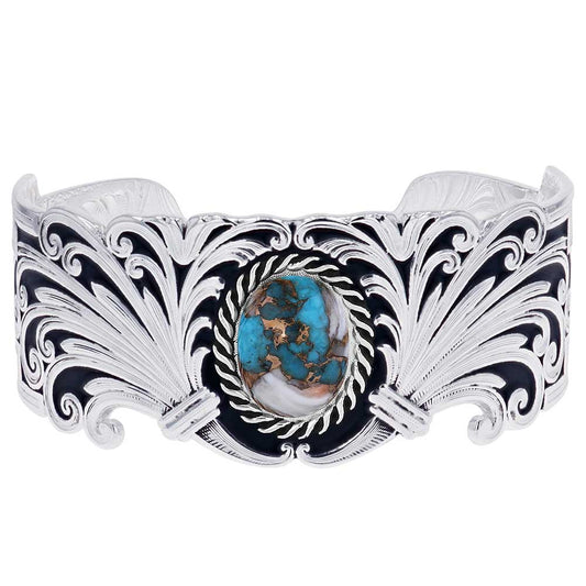 Montana Silversmiths Western Lifestyle Turquoise Cuff Bracelet - Prairie Duster