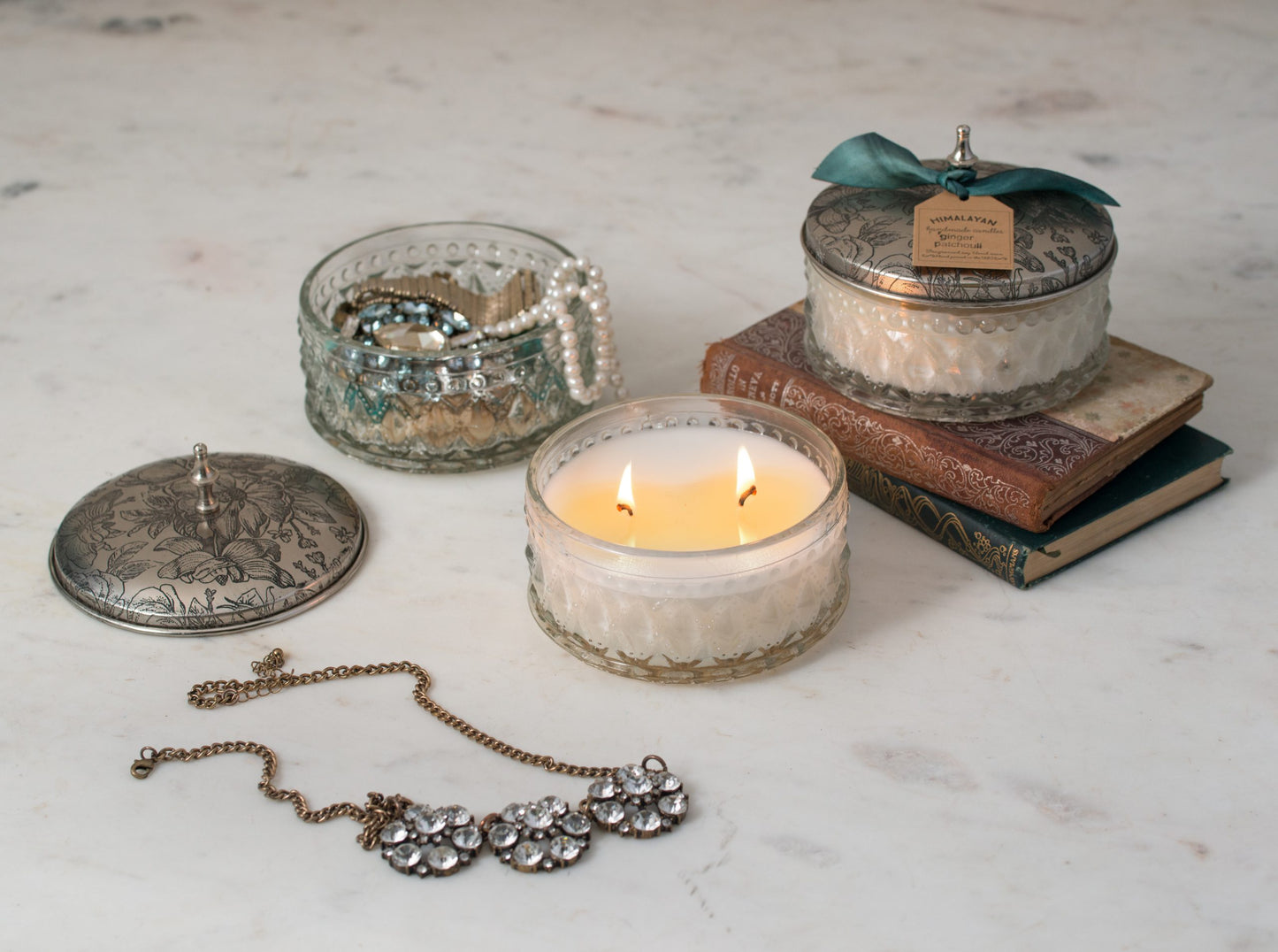 Himalayan Trading Post Camellia Japonica Candle Pot