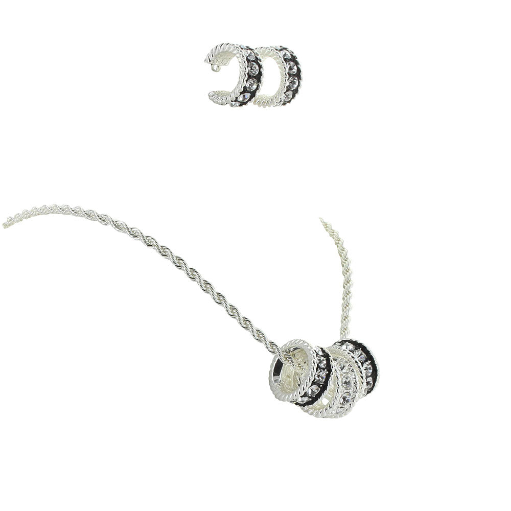 Montana Silversmiths Crystal Shine Jewelry Set