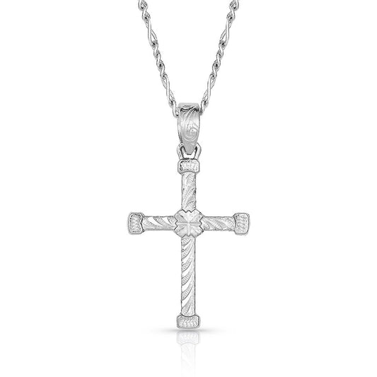 Montana Silversmiths Binding In Faith Cross Necklace