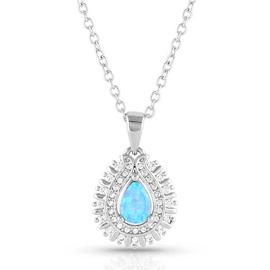 Montana Silversmiths Radiating Crystals Opal Necklace