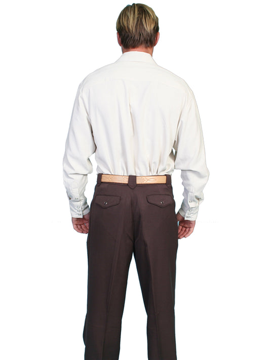 Scully Western Men's RangeWear Trouser Pants in Brown