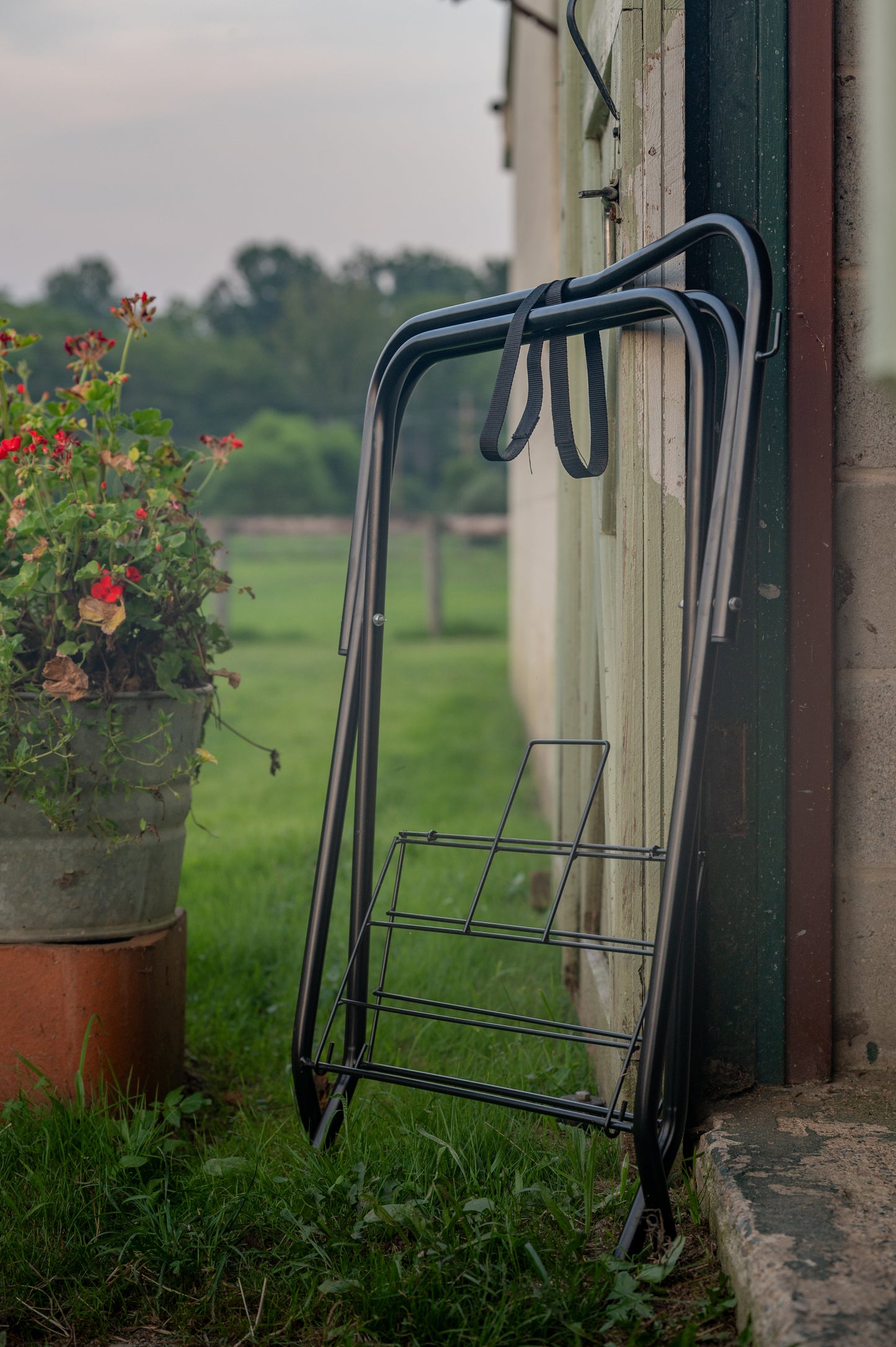 AJ Tack Freestanding Full Size Portable Horse Saddle Rack