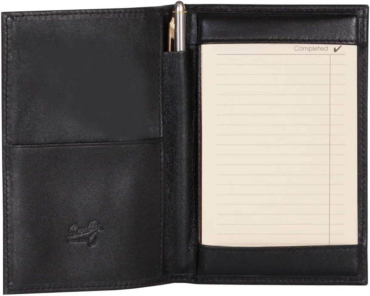 Scully Soft Plonge Leather Jotter Notepad in Multiple Colors