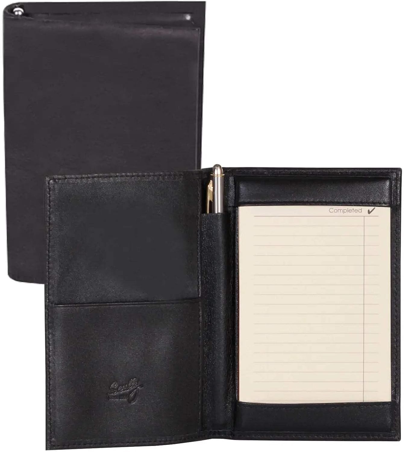 Scully Soft Plonge Leather Jotter Notepad in Multiple Colors