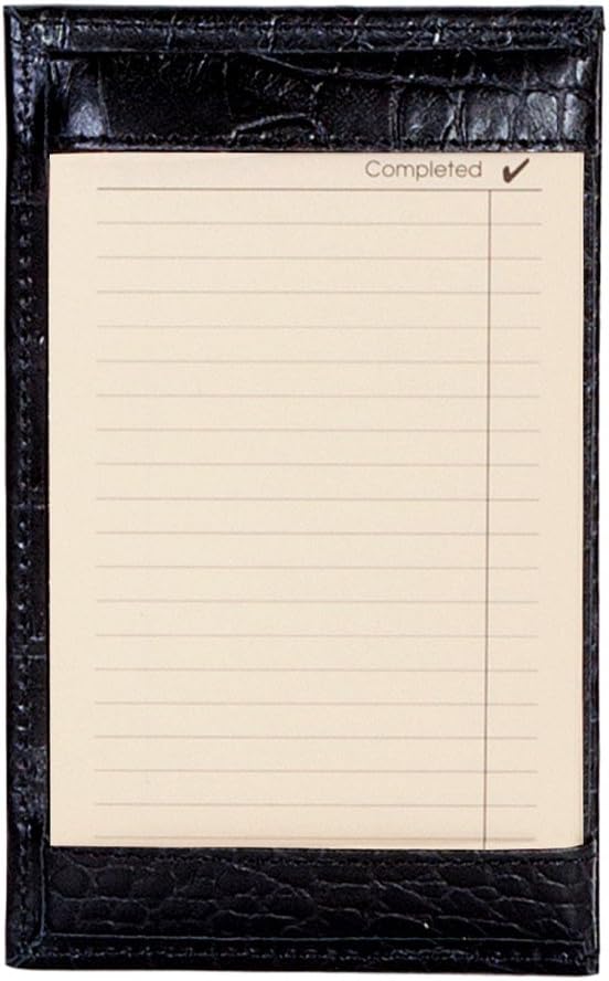 Scully Crodile or Lamb Leather Jotter Notebook