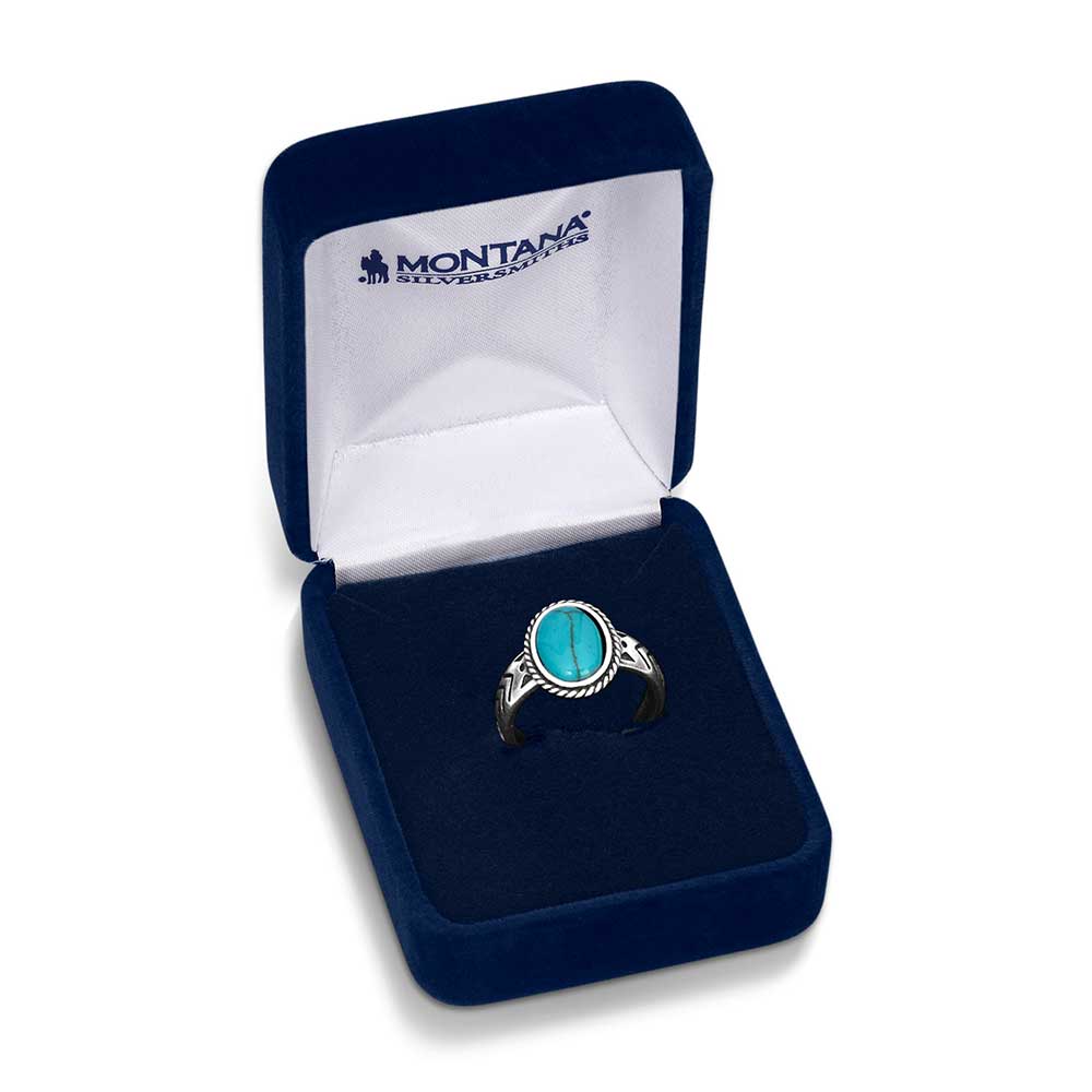 Montana Silversmiths Uncovered Beauty Turquoise Ring