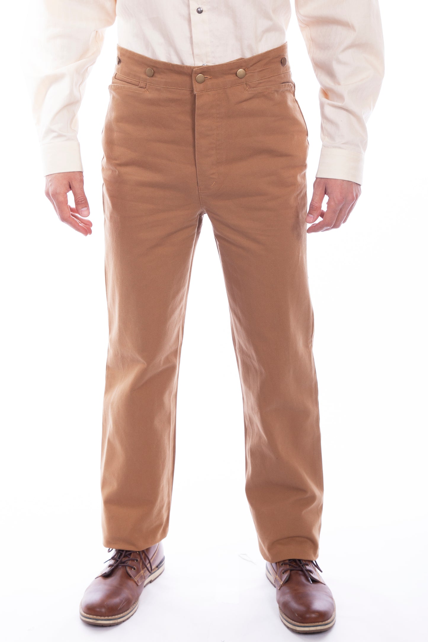 Scully RangeWear Men's Western Canvas Pant in Brown