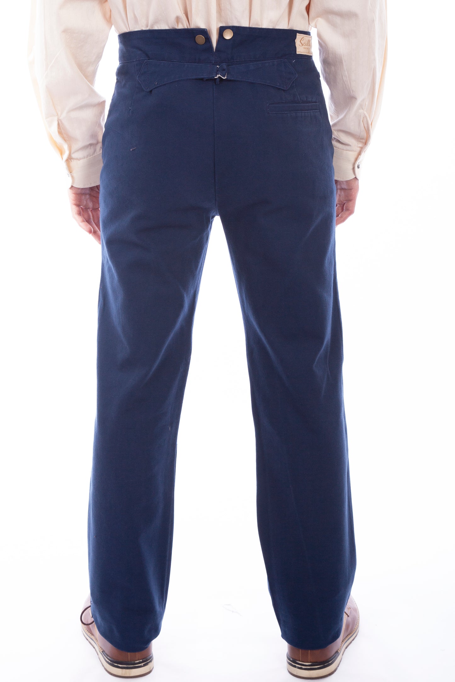Scully RangeWear Men's Western Canvas Pant in Navy