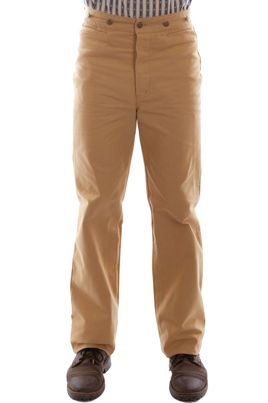 Scully RangeWear Men's Western Canvas Pant in Wheat