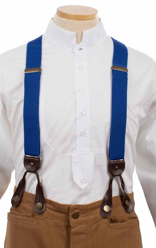 Scully RangeWear Men's Elastic Suspenders in Royal