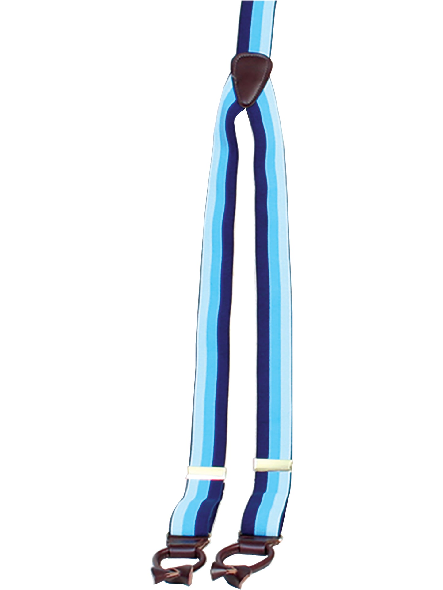 Scully Men's Stripe Suspender in Blue