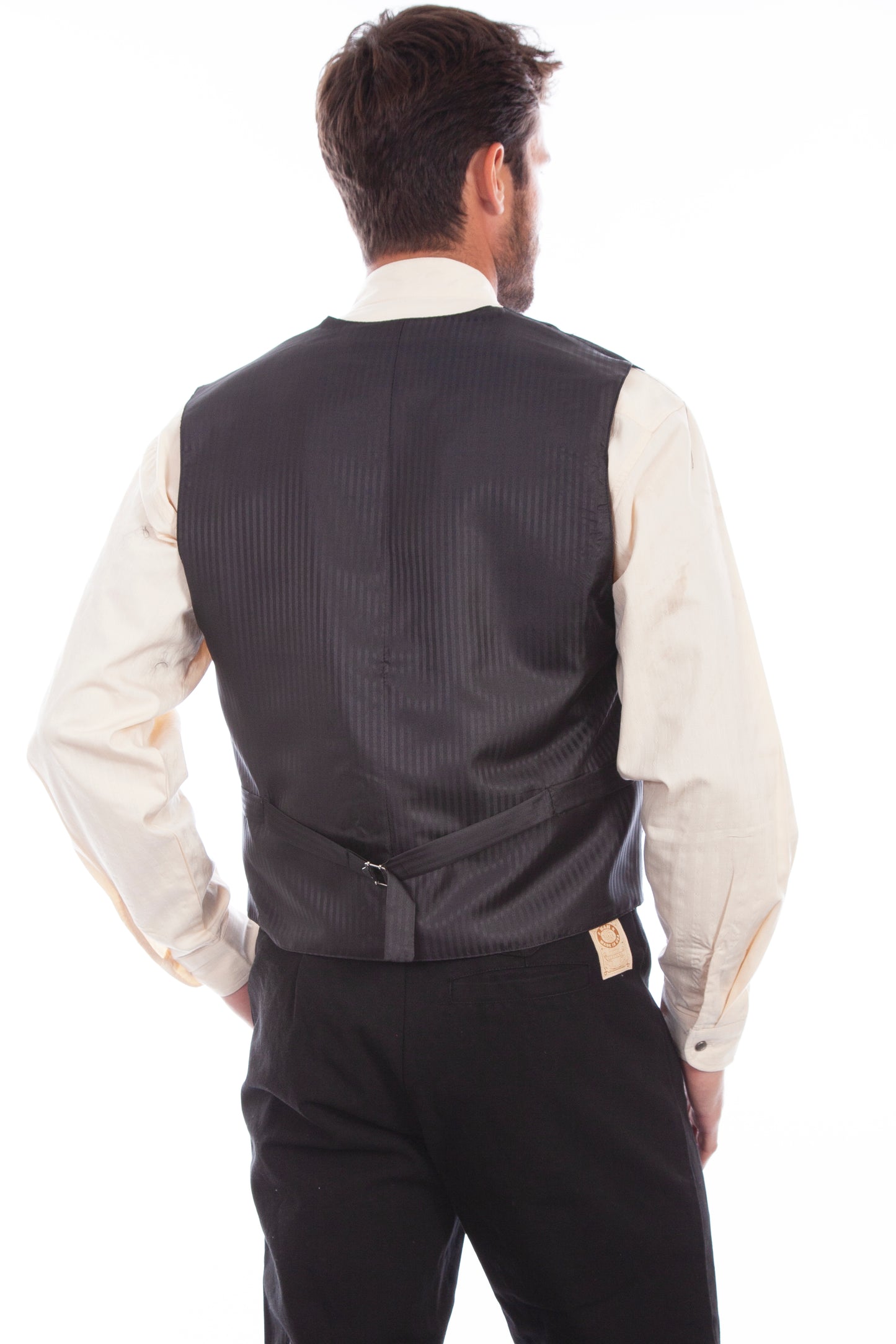 Scully RangeWear Men's Paisley Vest in Black
