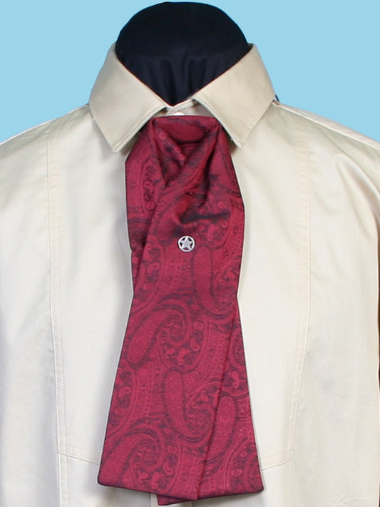 Scully RangeWear Men's Paisley Gentlemen's Tie in Red