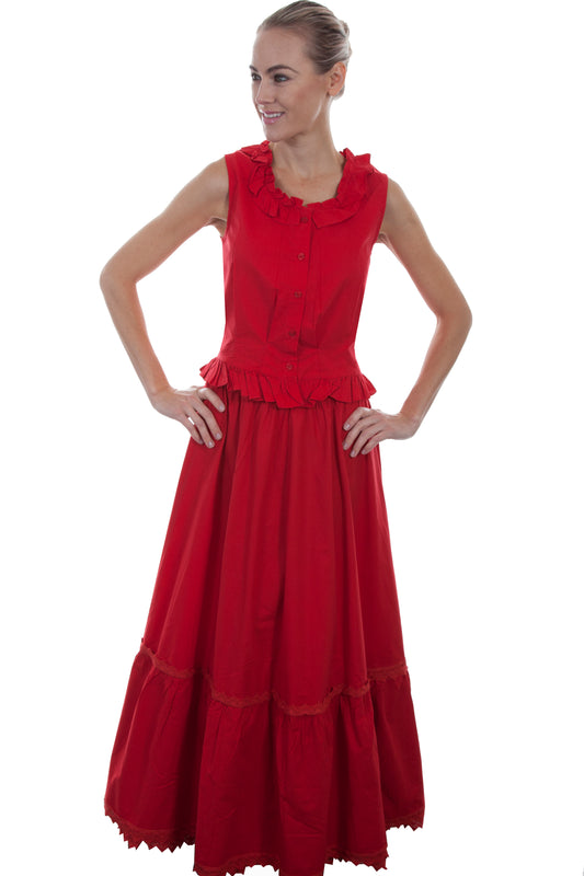 Scully RangeWear Women's Petticoat in Red
