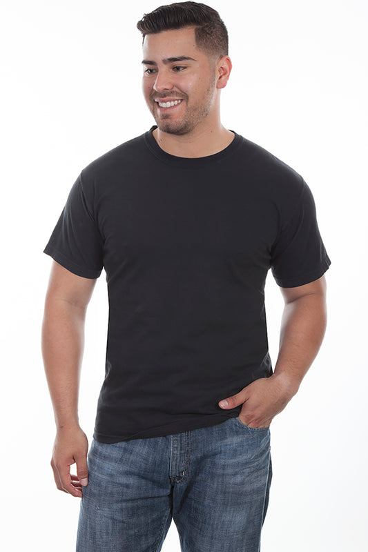 Scully Men's Short Sleeve Tee Shirt in Black