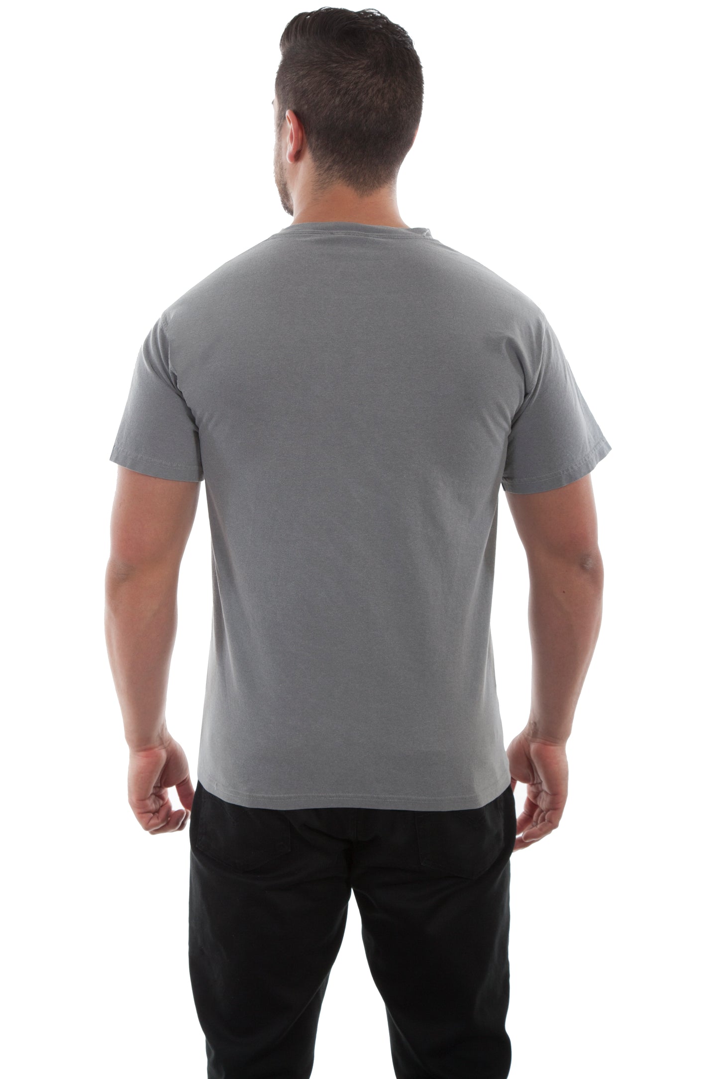 Scully Men's Short Sleeve Tee Shirt in Grey