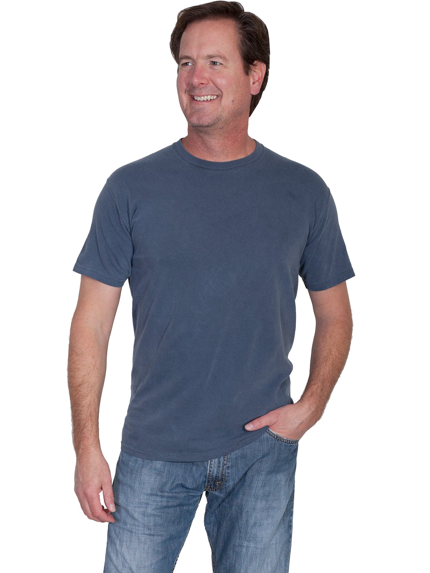 Scully Men's Short Sleeve Tee Shirt in Ink