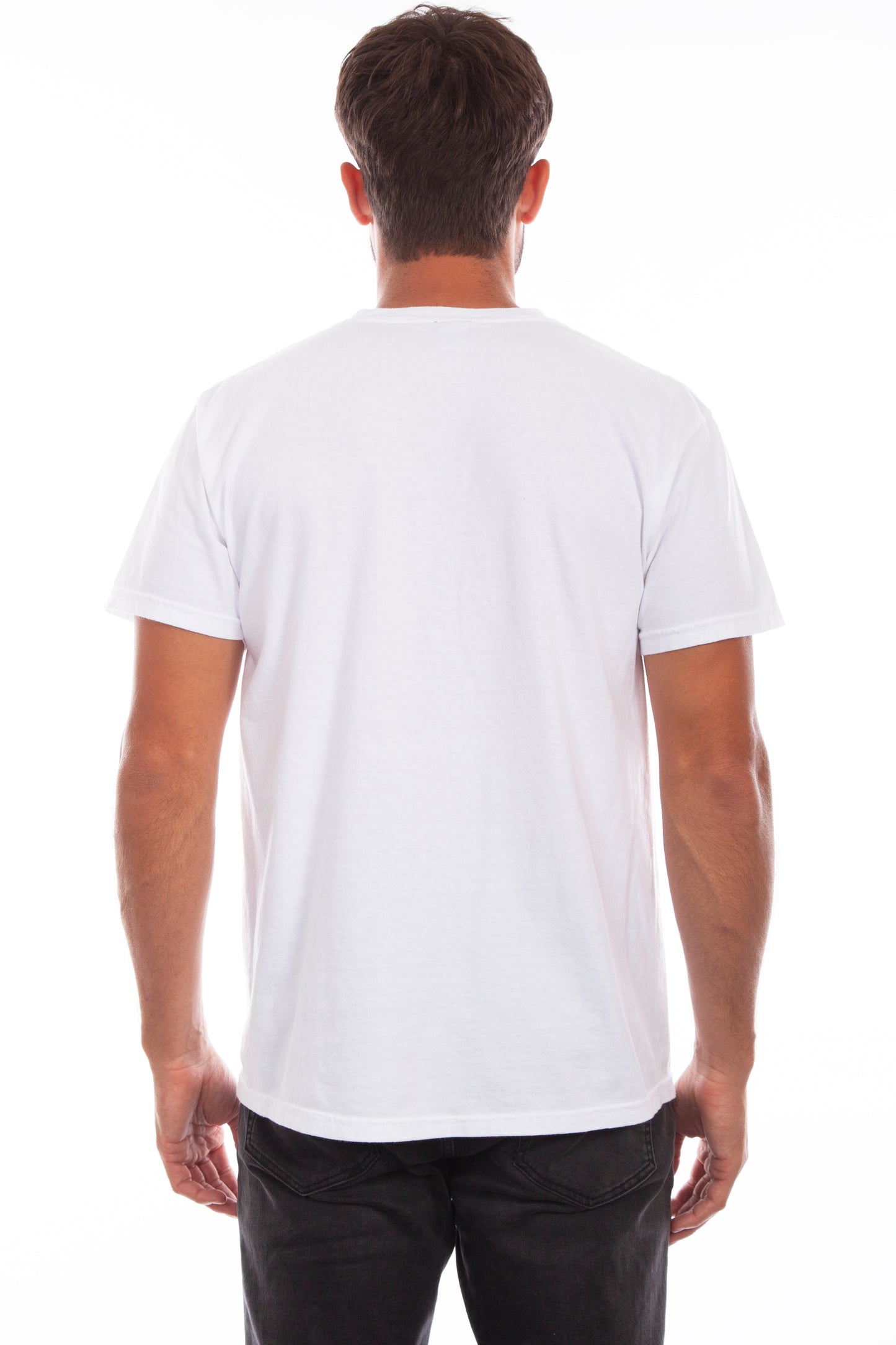Scully Men's Short Sleeve Tee Shirt in White