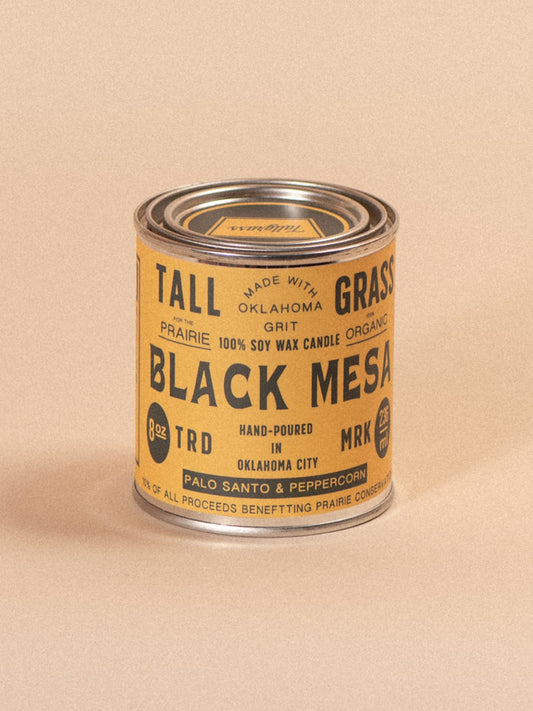 Black Mesa: Palo Santo + Peppercorn Soy Wax Candle