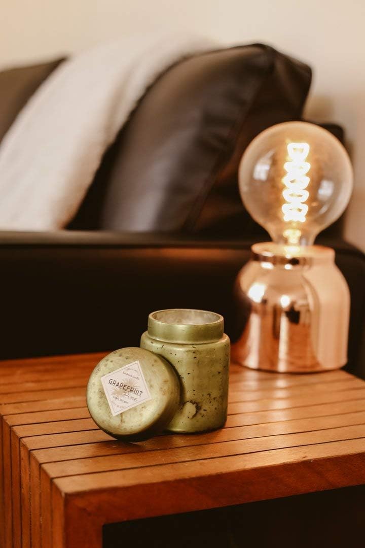 Himalayan Trading Post Mountain Fire Pot Glass Candles