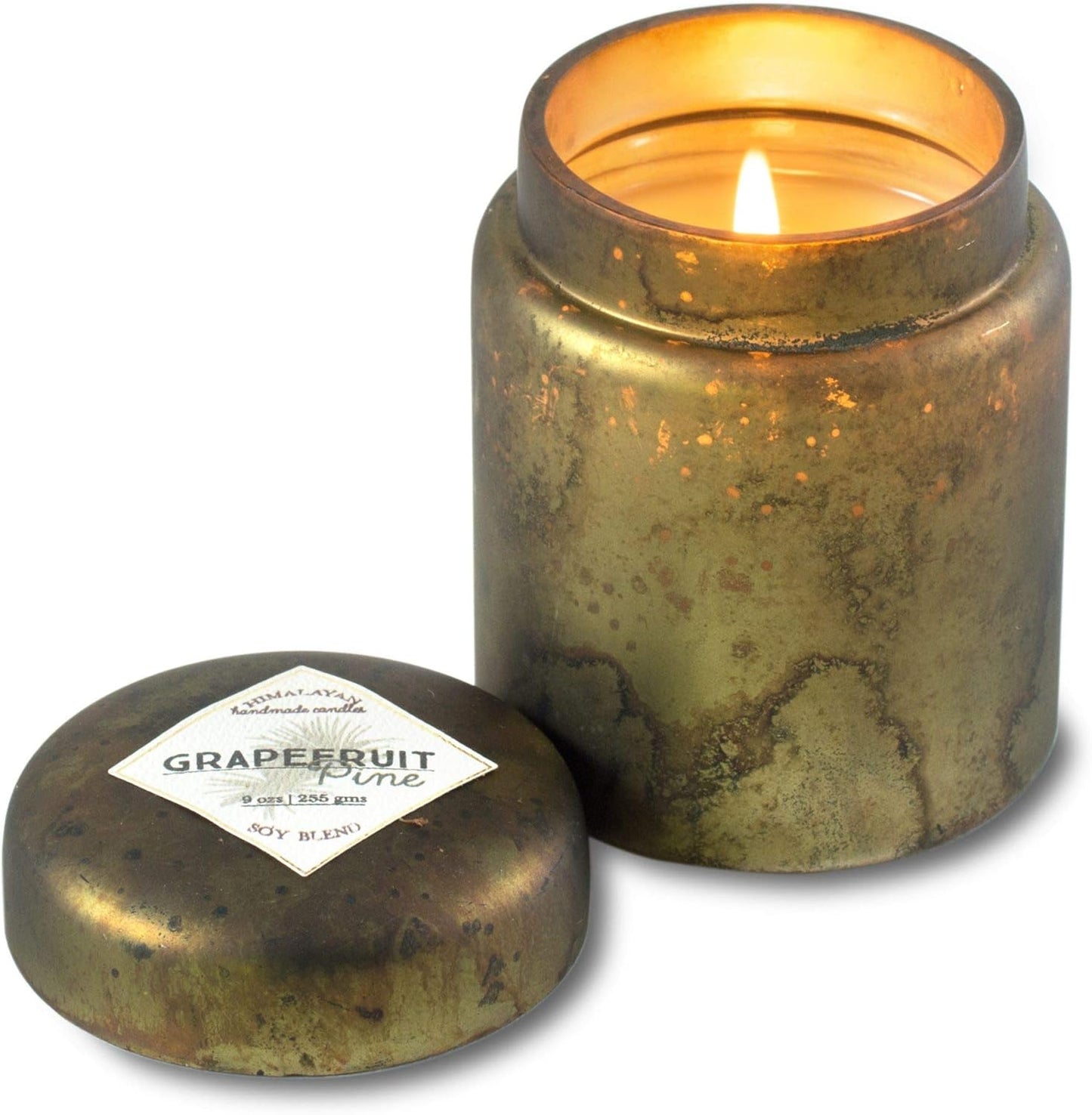 Himalayan Trading Post Mountain Fire Pot Glass Candles