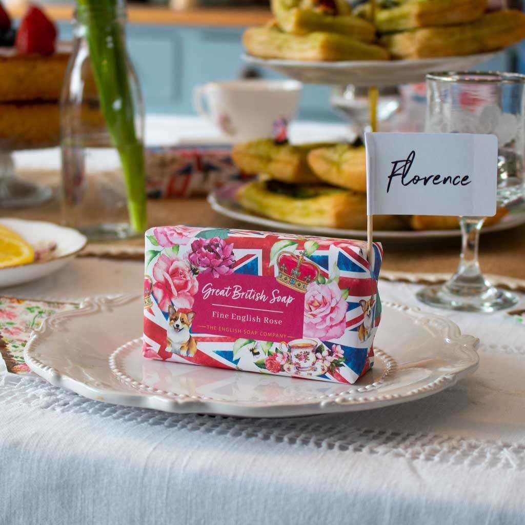 The English Soap Company Fine English Rose Great British Luxury Bar Soap