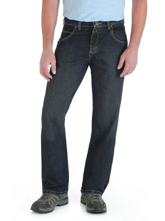 Wrangler Men's Rugged Wear Relaxed Straight Fit Jeans