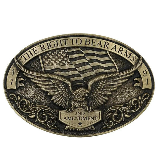 Montana Silversmiths Soaring Eagle Arms Belt Buckle