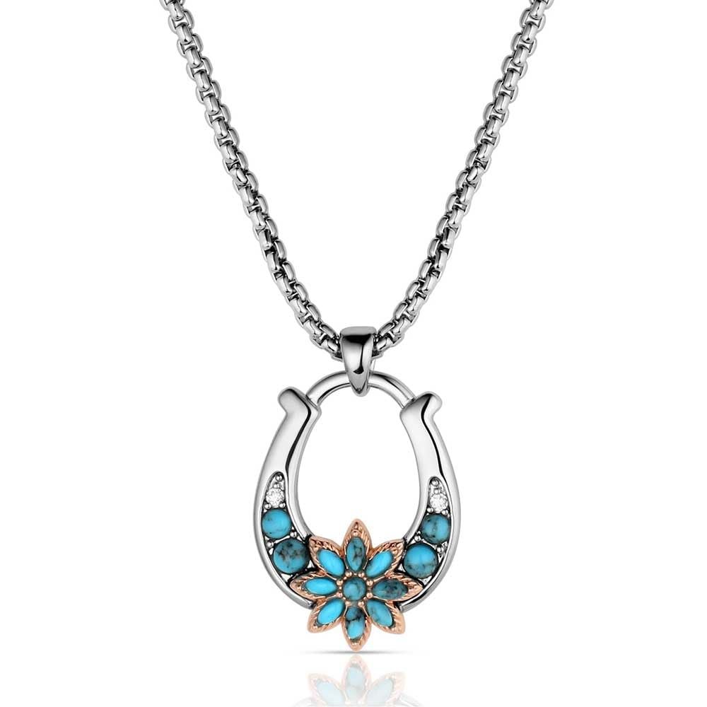 Montana Silversmiths Spring Pastures Horseshoe Necklace