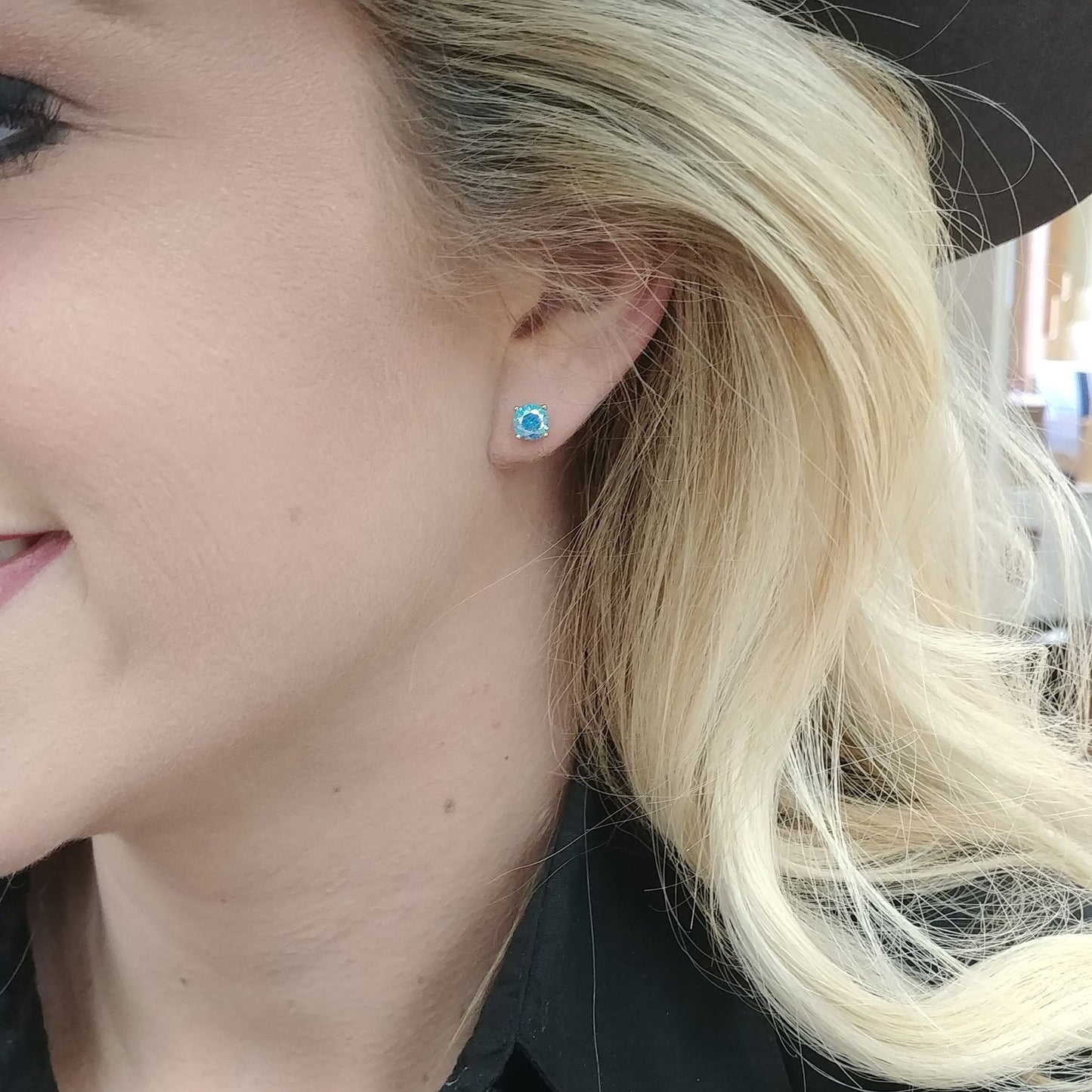 Montana Silversmiths Western Lifestyle Inspired Stud Earring Set (Luminescent Blue)