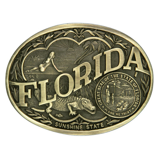 Montana Silversmiths Florida Heritage Attitude Belt Buckle