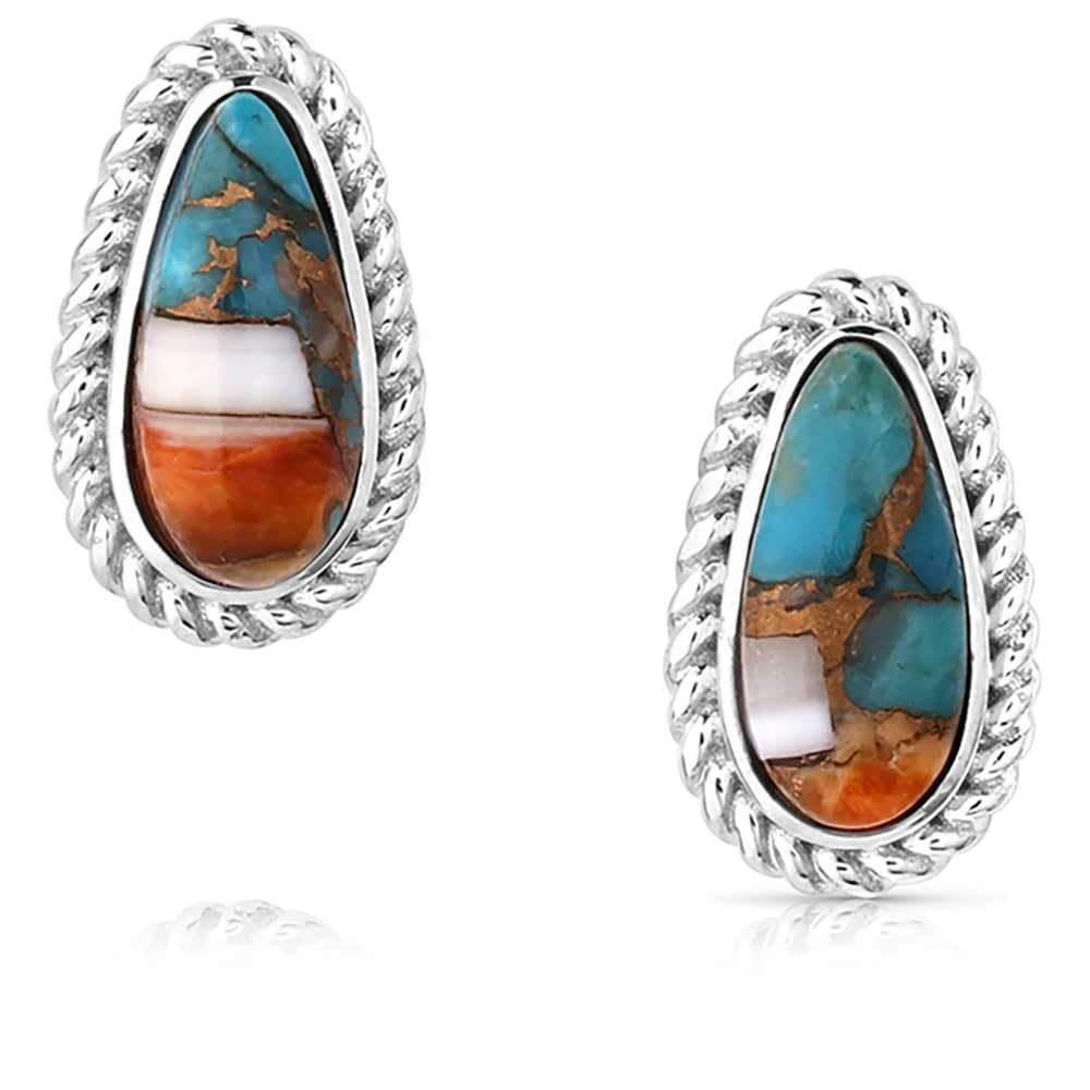 Montana Silversmiths Mountain Glacier Treasures Earrings