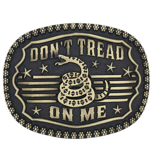 Montana Silversmiths Men's Don't Tread On Me Attitude Buckle A902