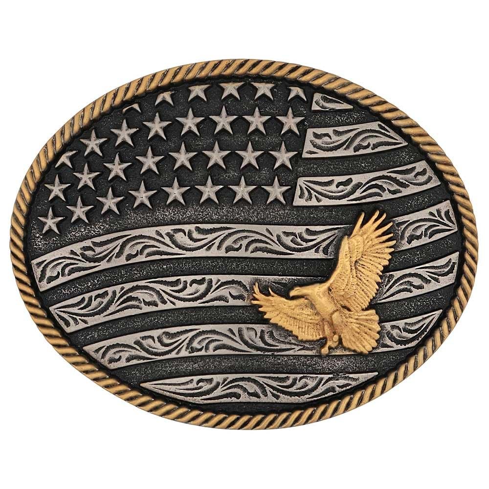 Montana Silversmiths Freedom's Majesty Belt Buckle