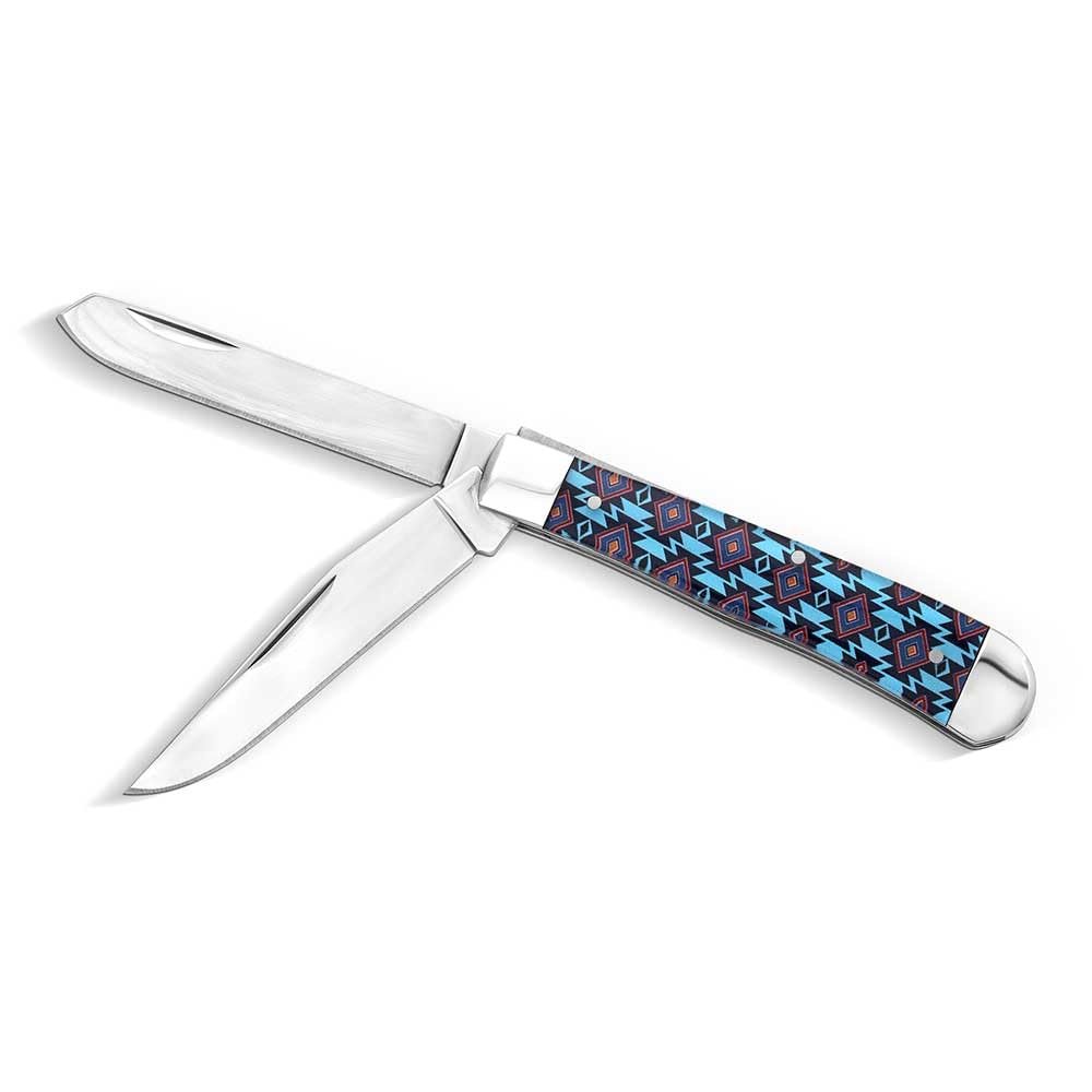 Montana Silversmiths Desert Showdown Trapper Pocket Knife