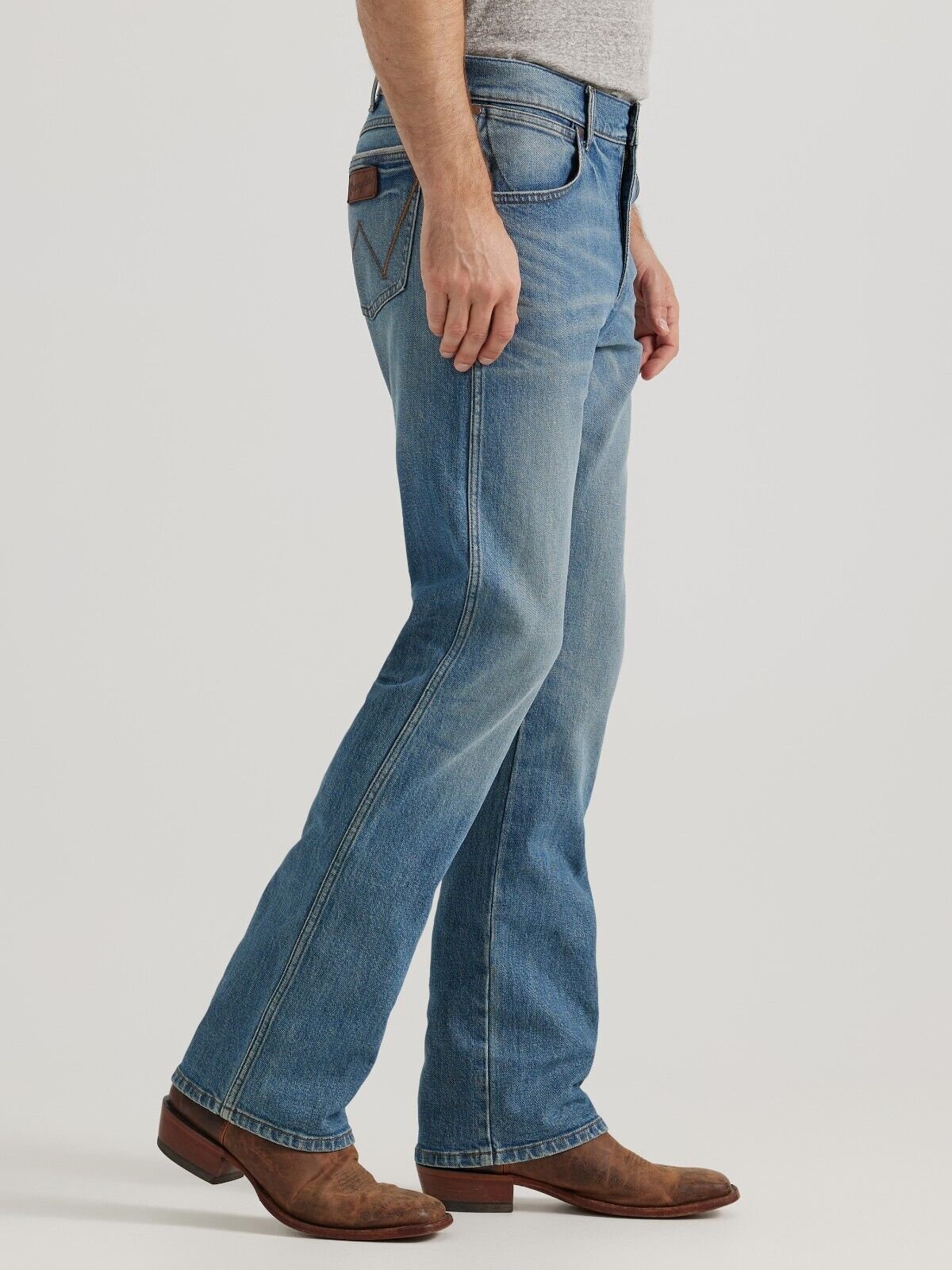 Wrangler Retro Green Jeans Slim Boot in Kresby Kresby 36 32
