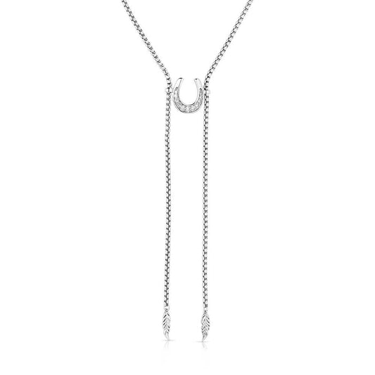 Montana Silversmiths Between Luck Horseshoe Necklace