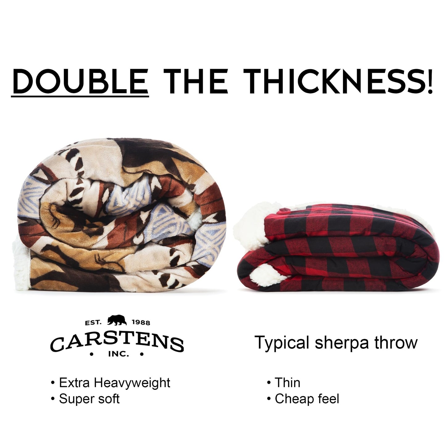 Ultra Premium Plush Sherpa Oversized Throw Blanket