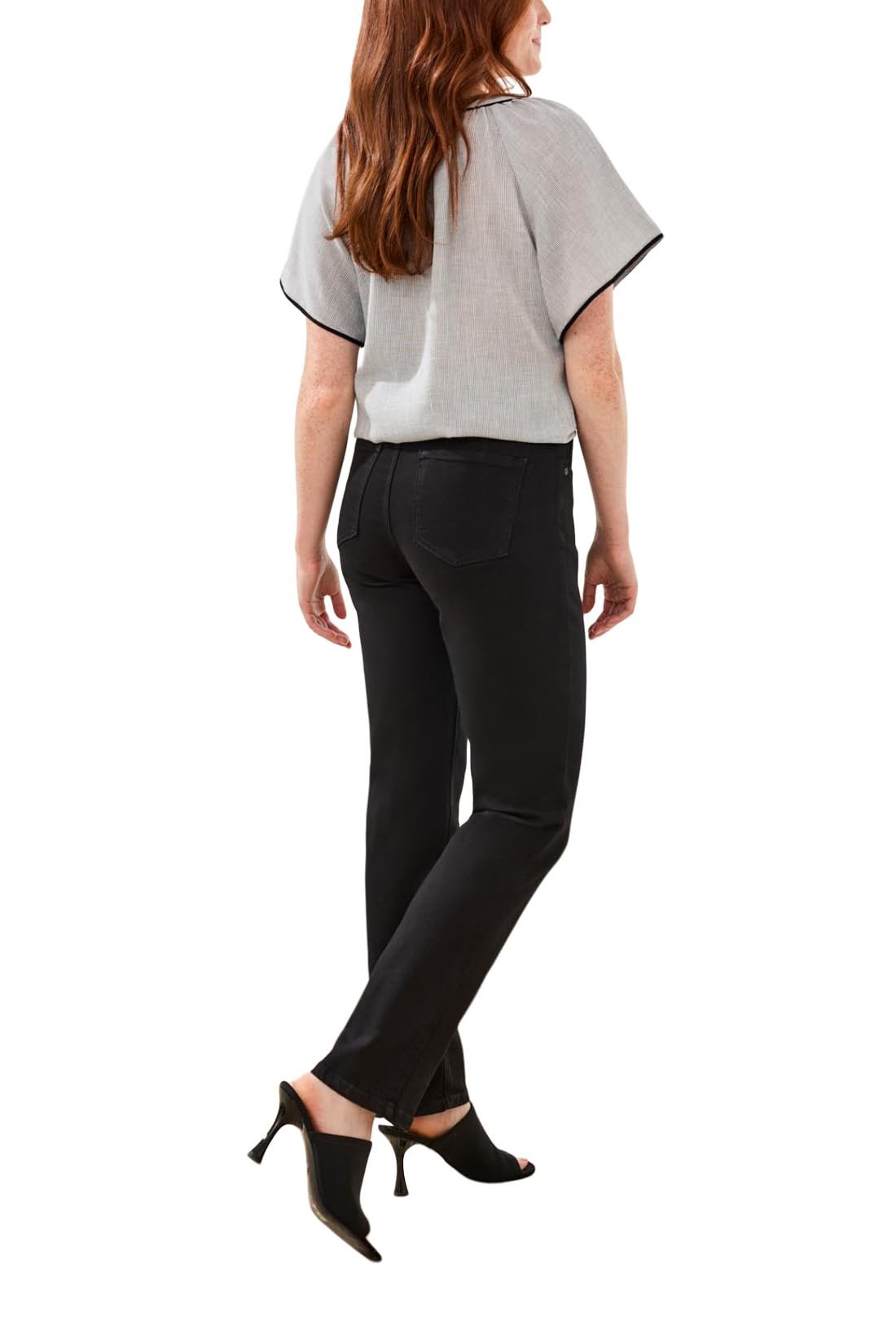 Tribal Women's Sophia Curvy Straight Fit Jeans (Regular, Plus and Petite Sizes)