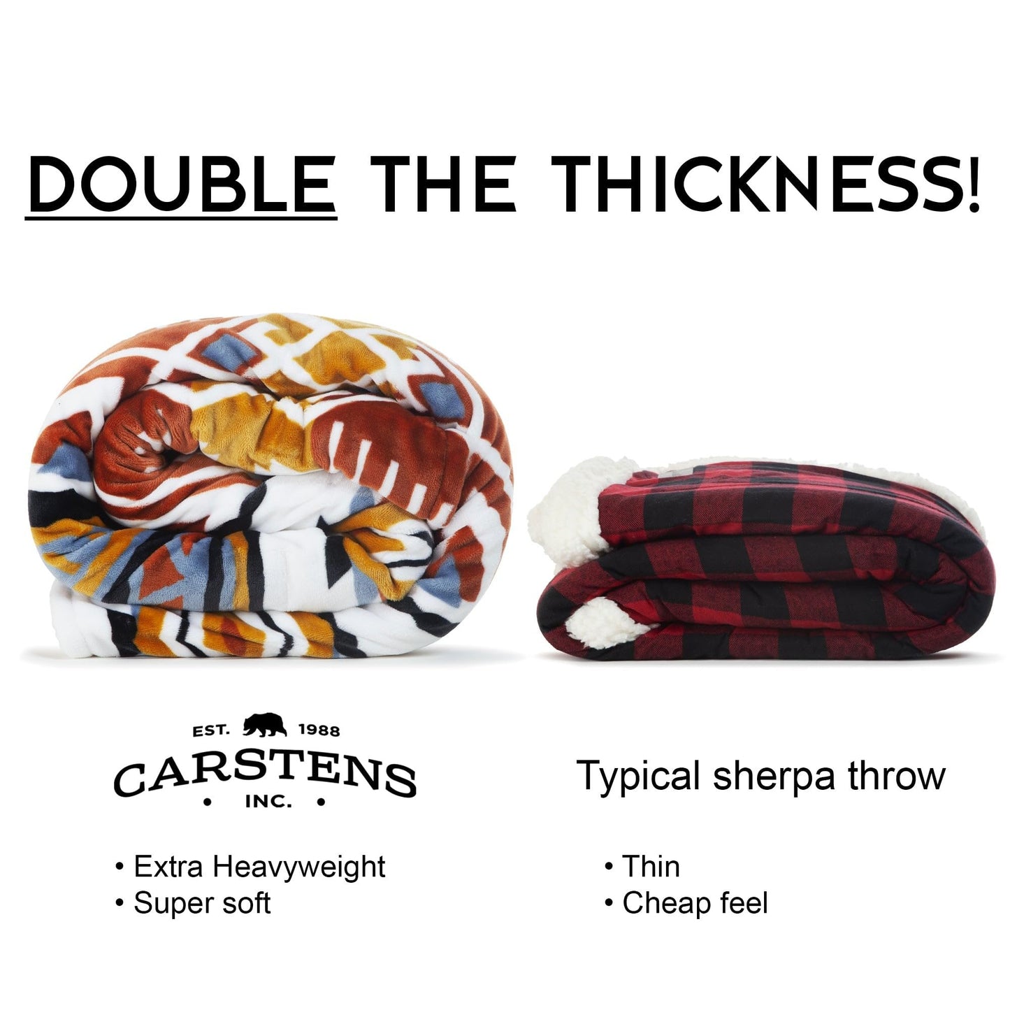 Ultra Premium Plush Sherpa Oversized Throw Blanket