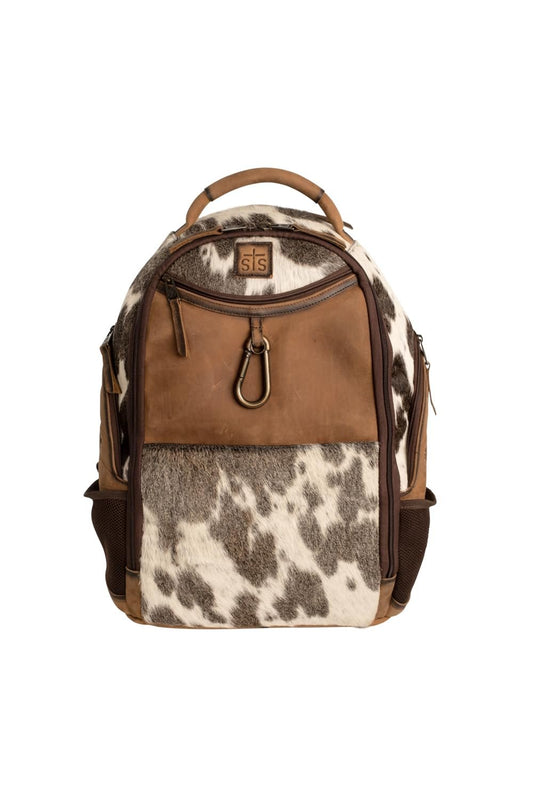 STS Ranchwear Mens Theo Cowhide/Tan Leather Backpack