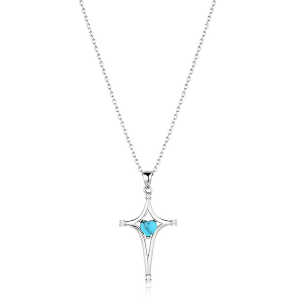 Montana Silversmiths Faith in the Stars Cross Necklace
