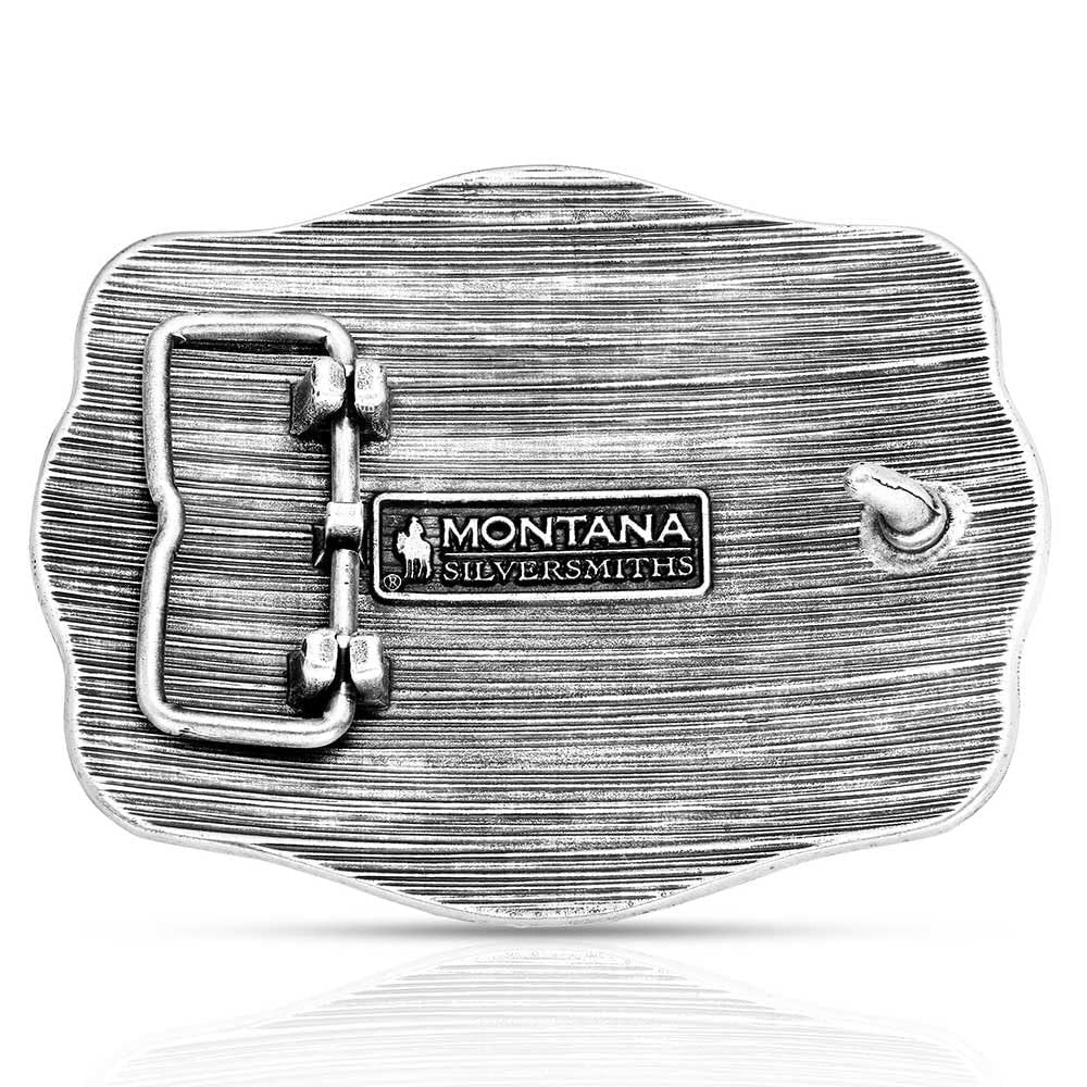Montana Silversmiths The Roundup Team Roper Belt Buckle