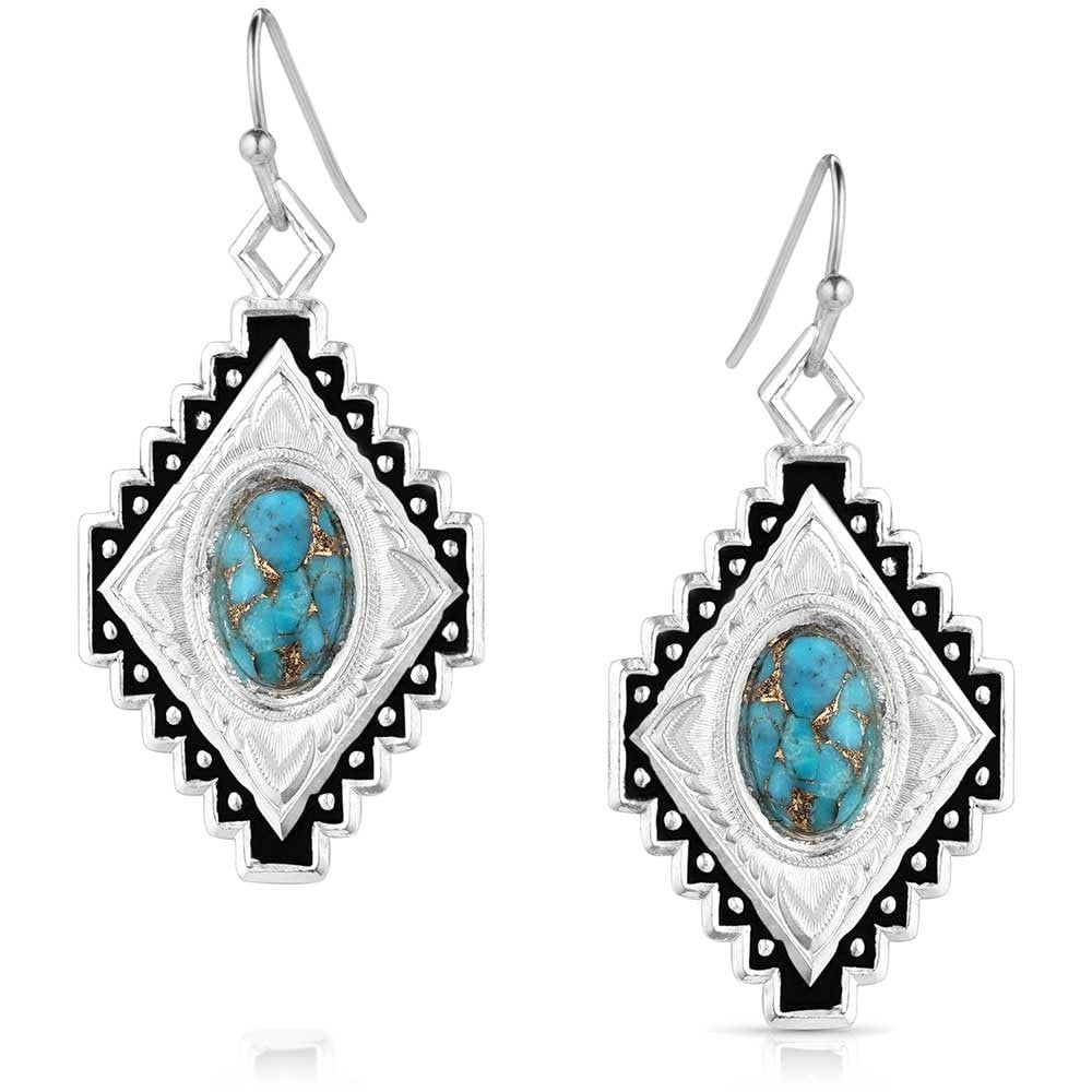 Montana Silversmiths Diamond of the West Earrings