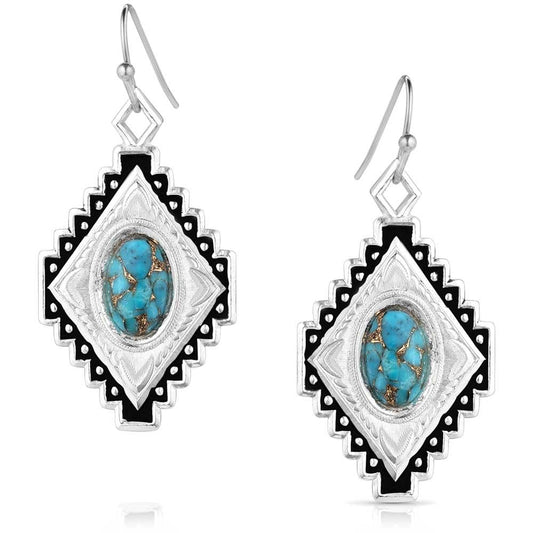 Montana Silversmiths Diamond of the West Earrings