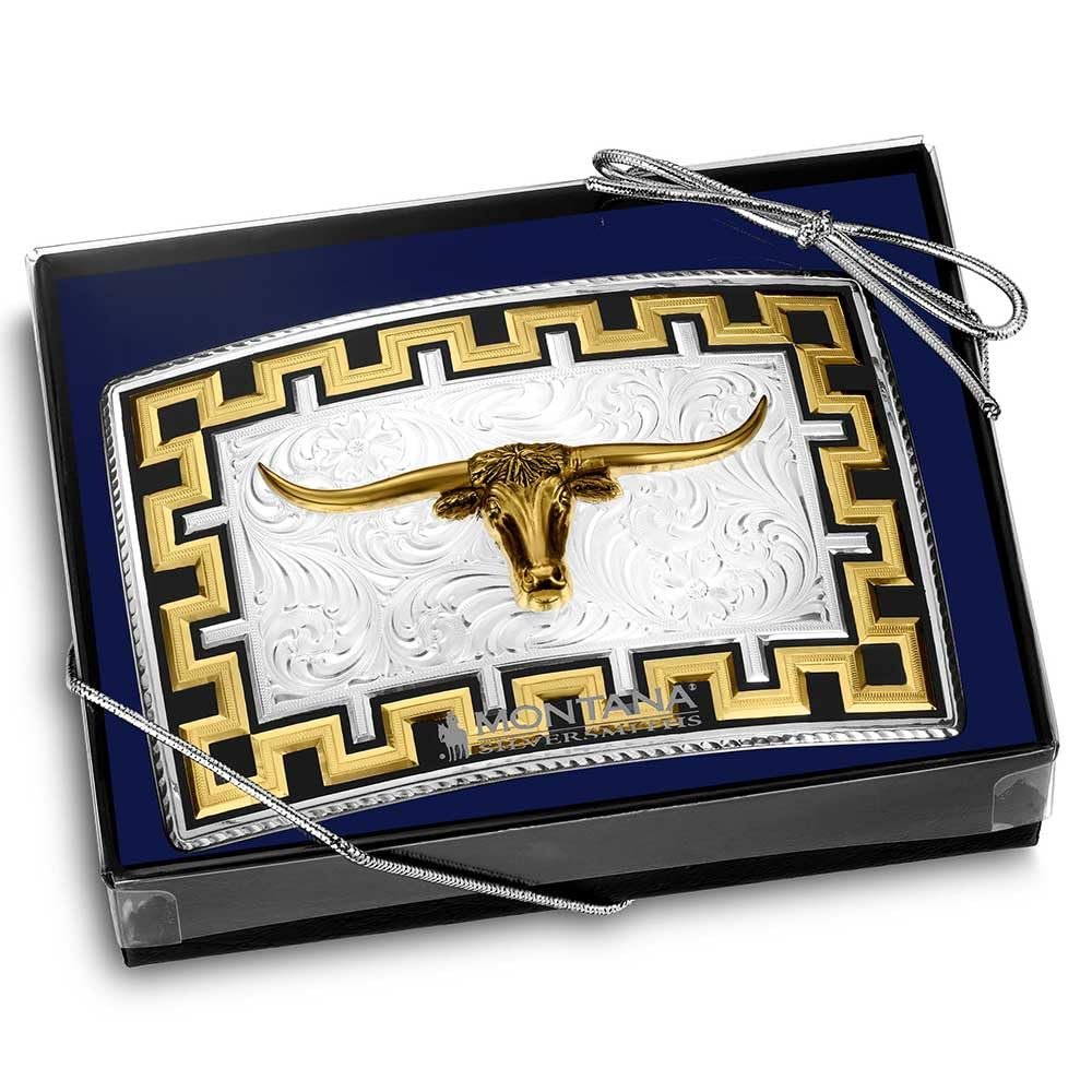 Montana Silversmiths Honor and Grit Belt Buckle
