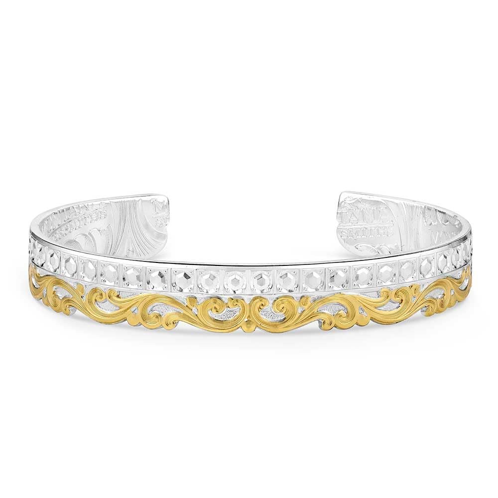 Montana Silversmiths Eternal Flame Bracelet - BC5676, Silver/Gold