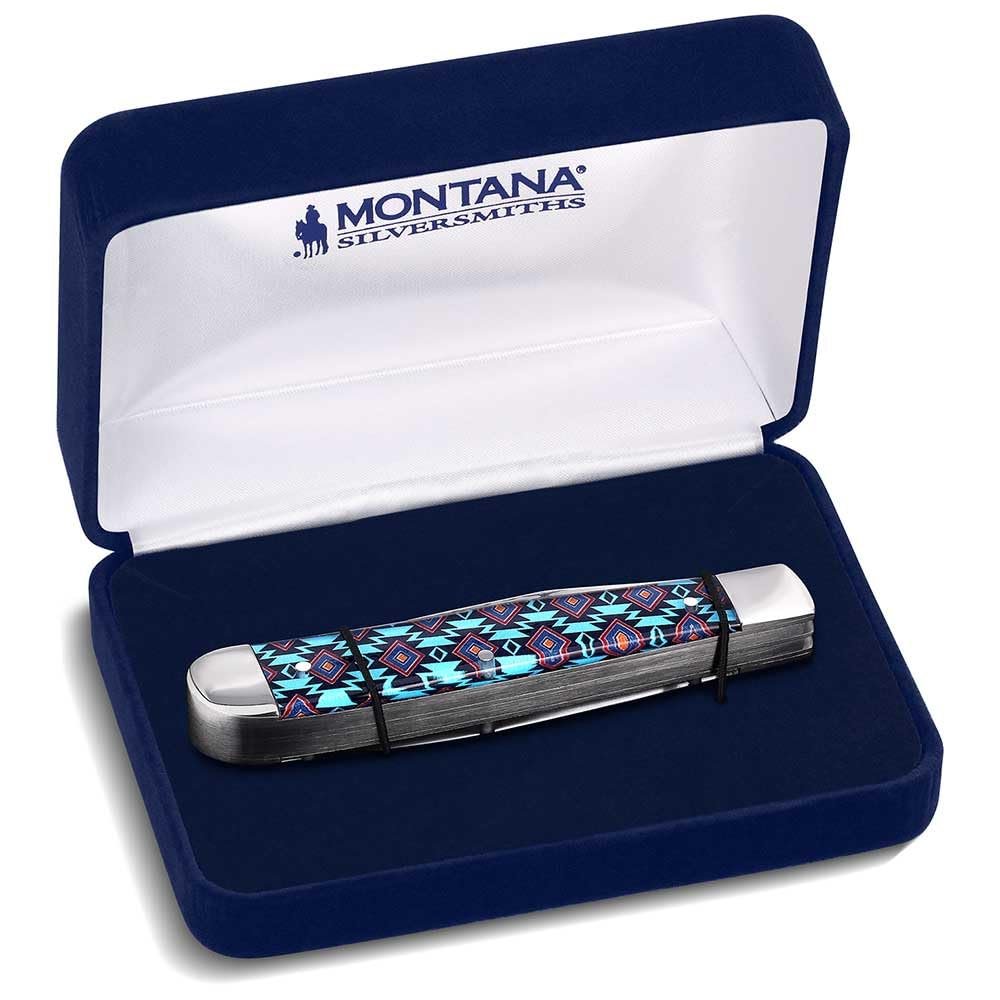 Montana Silversmiths Desert Showdown Trapper Pocket Knife