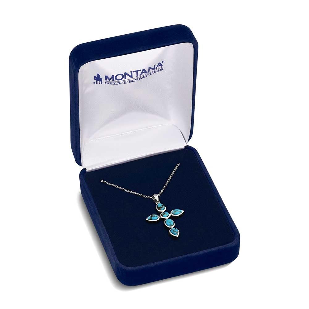 Montana Silversmiths Ocean of Faith Cross Necklace